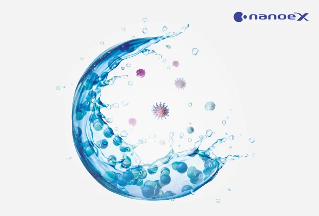 nanoe™ X · gyártói technológiai illusztráció